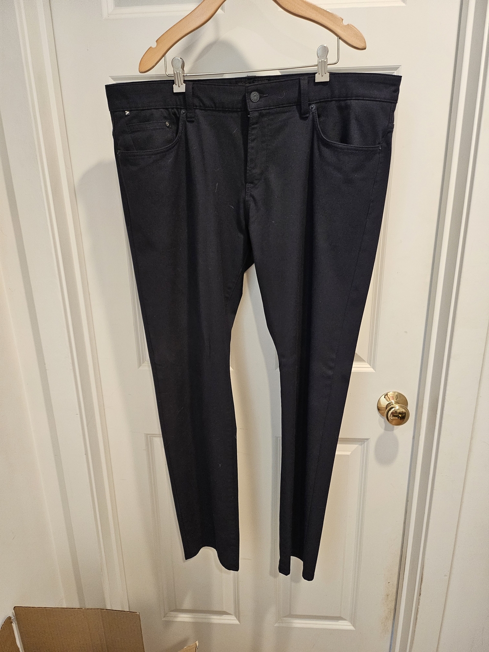 Boss Slim Straight Navy Jeans